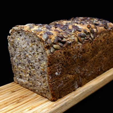 Pain farine de riz aux graines