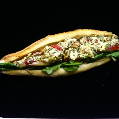 Sandwich végétarien Chypriote